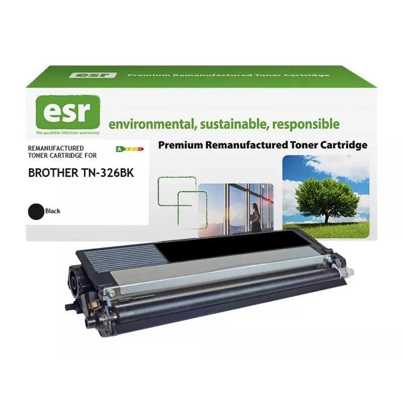 Cartucho de tóner ESR compatible con Brother TN-326BK negro remanufacturado 4.000 páginas