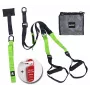 Schildkröt Fitness Entrenador de suspensión negro-verde