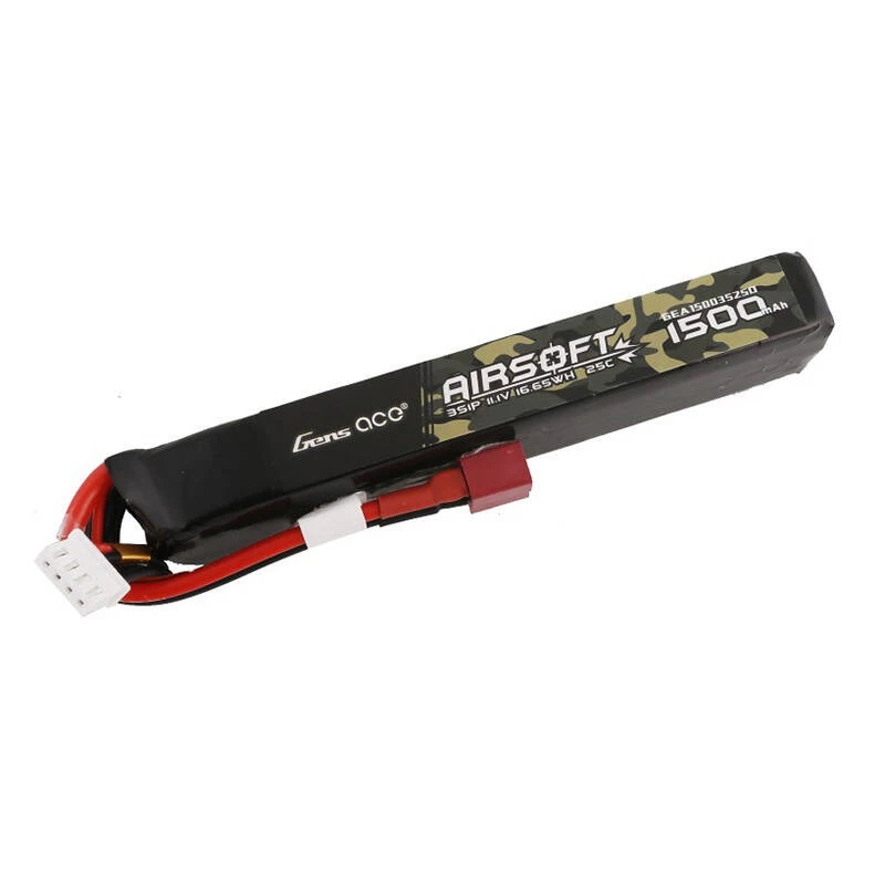 Batería de polímero de litio (LiPo) Gens Ace GEA15003S25D 1500mAh 3S 11,1V 25C