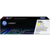 Cartucho de tóner HP 128A Amarillo Original LaserJet, 1300 páginas, Amarillo, 1 unidad