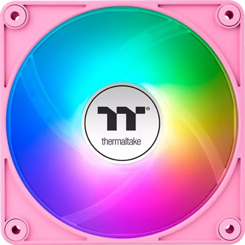 Ventilador de caja Thermaltake CT120 EX ARGB 120mm rosa pack de 3
