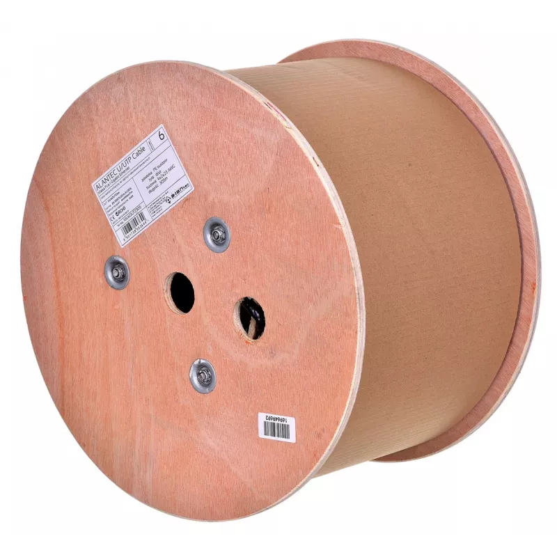 Cable de red Alantec KIU6OUTZ305 305 m Cat6 U/UTP (UTP) negro