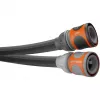 Gardena Liano Manguera de jardín 25 m PVC negro gris para uso en superficie