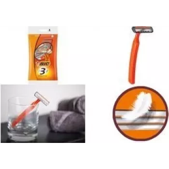 Maquinilla de afeitar desechable BIC SENSITIVE, pack de 8, diseño para piel sensible