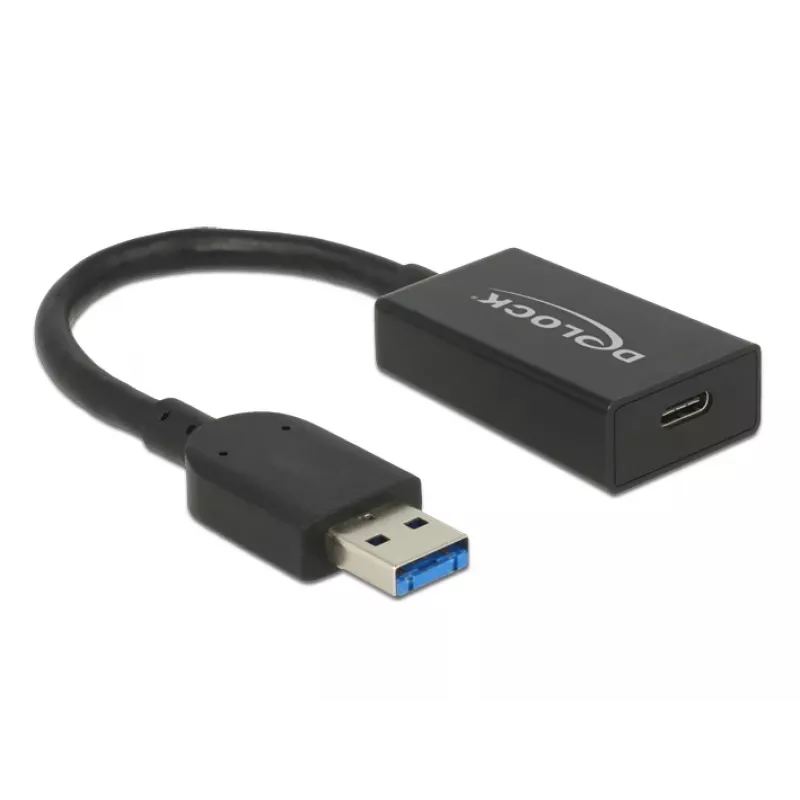 Cable USB DeLOCK 65698 USB 3.2 Gen 2 0,15 m USB A USB C negro