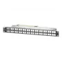 Intellinet 721028 panel de conexiones Keystone vacío, 48 puertos, 1U, apantallado, 19 pulgadas
