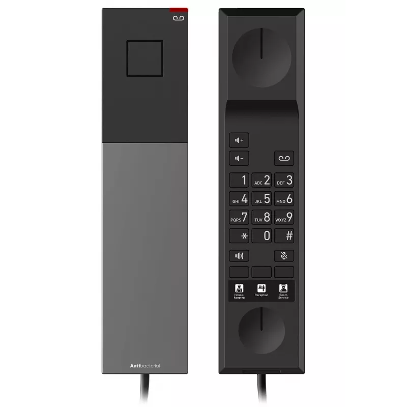 Snom HD300 - Teléfono con cable - Gun Metal Black