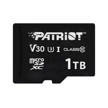 Tarjeta de memoria MicroSDXC PATRIOT VX Series 1 TB — UHS-I, Class 10, U3, V30, 90 MB/s lectura, 80 MB/s escritura