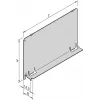 SCHROFF Deflector de aire - Tapa de ranura 3HE 12TE 220T (34562844)