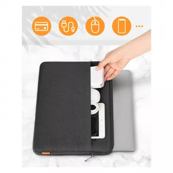 Funda tipo sleeve Inateck LB01005 para portátiles de 39,6 cm (15,6 pulgadas), negra