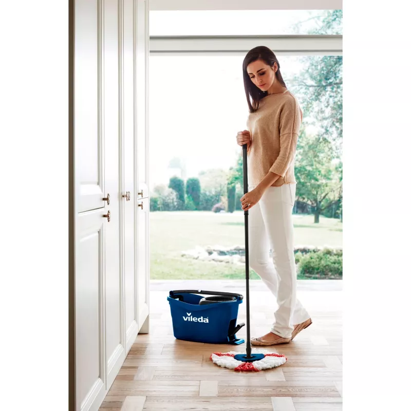 Fregona VILEDA TurEasyWring & Clean Box 167756 con cubo y escurridor