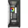 ELITE SHARK CA500, caja torre negra, 2x cristal templado