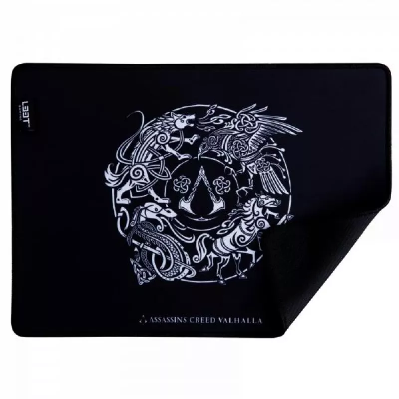 L33T Gaming 1830142 Alfombrilla Assassins Creed pequeña, 270x215x3 mm, negra