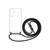 Funda para móvil FIXED para Samsung Galaxy A36 5G — Fixed Pure Neck Case TPU, Negro, con cordón compatible