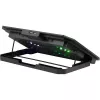 Base refrigeradora para portátil DEFENDER NS-510 con 2 ventiladores, 2 puertos USB e iluminación RGB