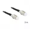 Cable coaxial DeLOCK 88594 3 m FME Negro