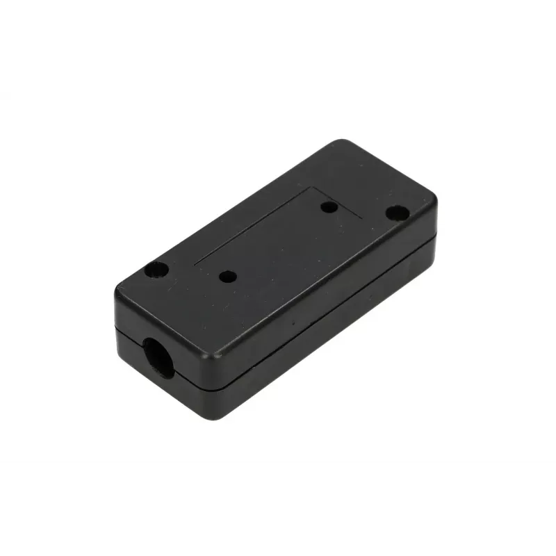 Toma de conexión Extralink CAT6 UTP, conector pasante, negro
