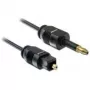Cable de audio Toslink DeLOCK 82875 1m Mini-TOSLINK negro