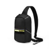 DICOTA Reflective bolso bandolera para tablet de hasta 12,9 pulgadas, 600D RPET, negro