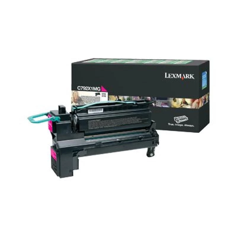 Lexmark C792X1MG cartucho de tóner de rendimiento extra alto, 20.000 páginas, magenta