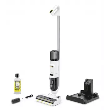 Karcher FCV 2 Natural N 1.056-101.0 fregasuelos, con batería, limpieza en seco y en húmedo, sin bolsa, 160 W, blanco