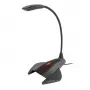 Micrófono de cable KRUX Prana Jack KRX0005 – cardioide, 20–20000 Hz, 16 bits, negro