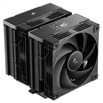 Disipador de aire DeepCool AK620 G2 Digital NYX, ventilador de 120 mm, presión de aire máx. 2,78 mmH2O, 144 × 127 × 159 mm, negro