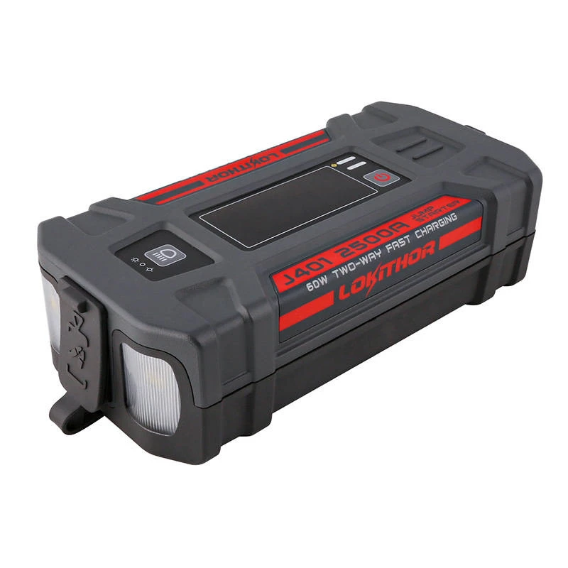 Arrancador de coche Lokithor J401 2500A, batería externa 20000mAh