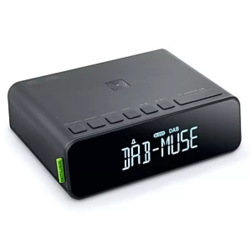 Muse | Función despertador | M-175 WI | Entrada AUX | Despertador | Negro