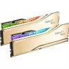 DIMM 32 GB DDR5-6000, memoria dorada, F5-6000J2836G16GX2-TR5G, Trident Z5 Royal RGB, INTEL XMP