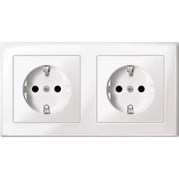 Toma de corriente CEE 7/3 Merten MEG2328-1419 blanco