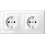Toma de corriente CEE 7/3 Merten MEG2328-1419 blanco