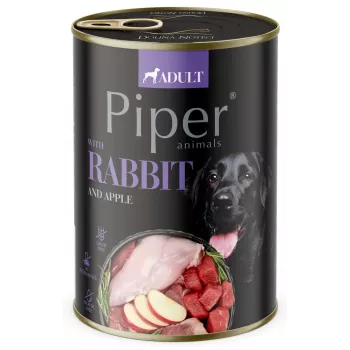 Dolina Noteci Piper Animals Rabbit con manzana comida húmeda para perros 800 g