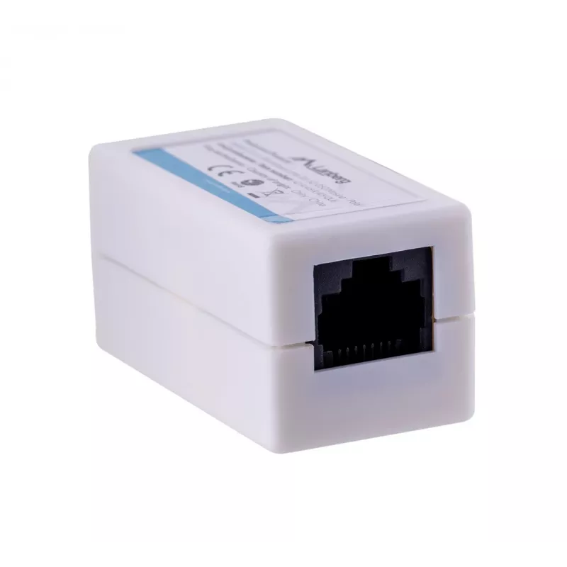 Lanberg AD-RJ45-RJ45-OU6 acoplador RJ45 Cat.6 UTP, blanco