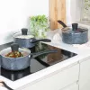 Set de ollas Russell Hobbs Nightfall Stone 3 piezas 16/18/20 cm antiadherente