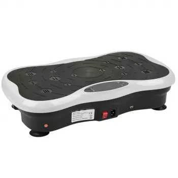 Extralink Plataforma vibratoria para entrenamiento Fitness Moonwalk Spinmove blanco