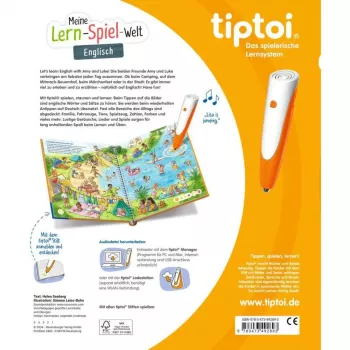 tiptoi Meine Lern-Spiel-Welt: Englisch, libro educativo