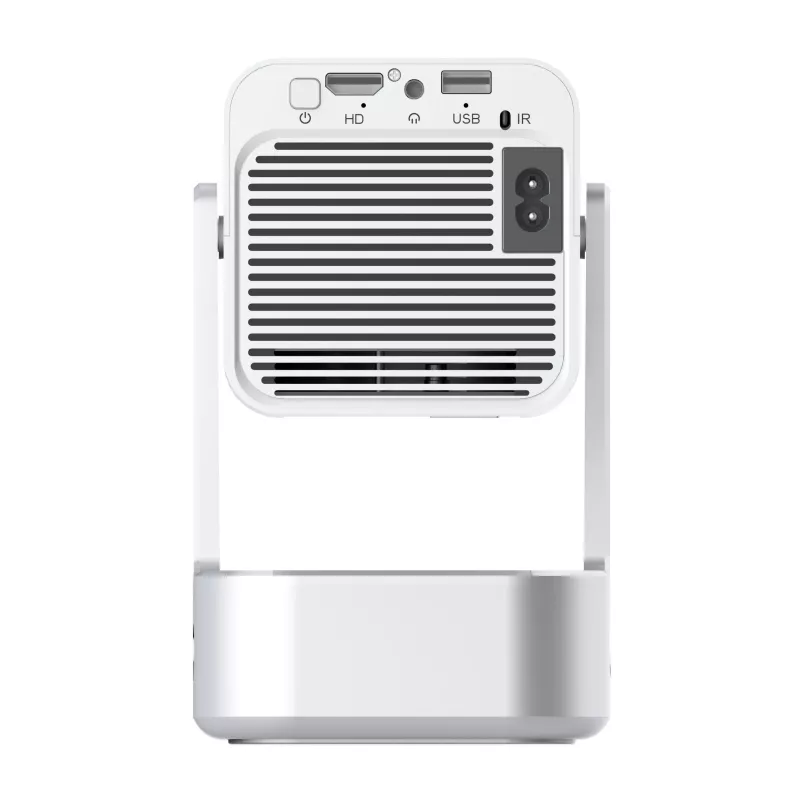 EXTRALINK SMART Proyector CINEMA&KARAOKE IMS360 1920X1080P ANDROID 13 proyector para películas, juegos y música CON 2 MICRÓFONOS Blanco 300 lúmenes LCD