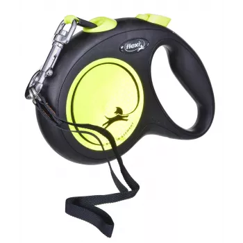 FLEXI new Neon L – correa retráctil – 5 m