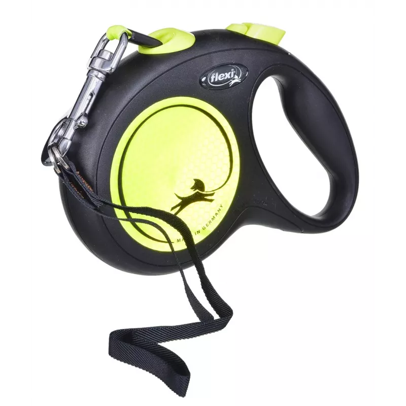 FLEXI new Neon L – correa retráctil – 5 m