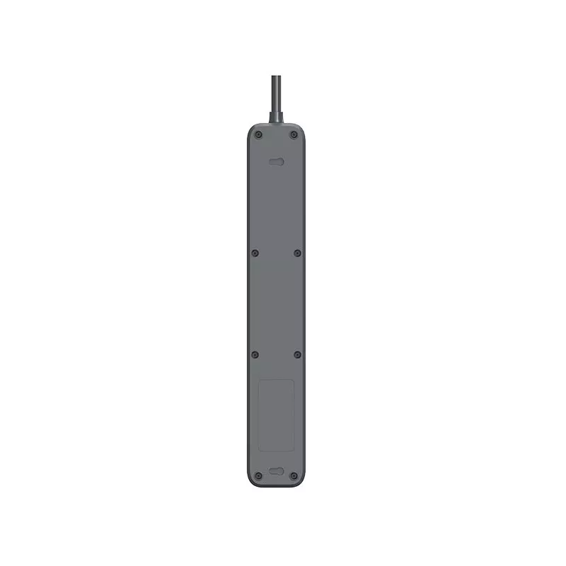 Tracer Power Line+ TRALIS47026 regleta, 4 tomas, USB-A + USB-C PD 18 W, 1,5 m, grafito