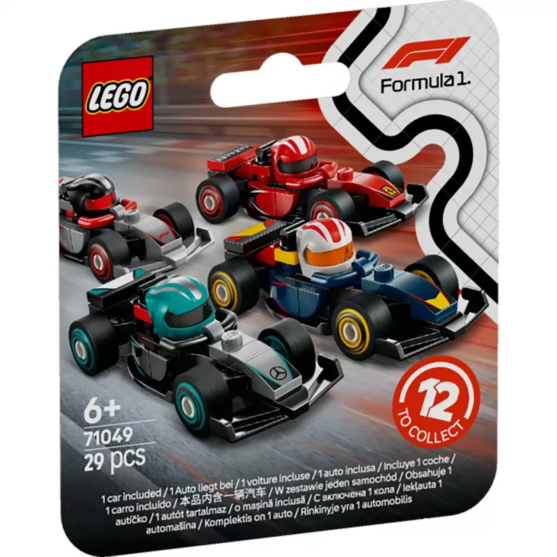 LEGO Minifigures 71049 Coches de carreras F1, de colección, artículo surtido