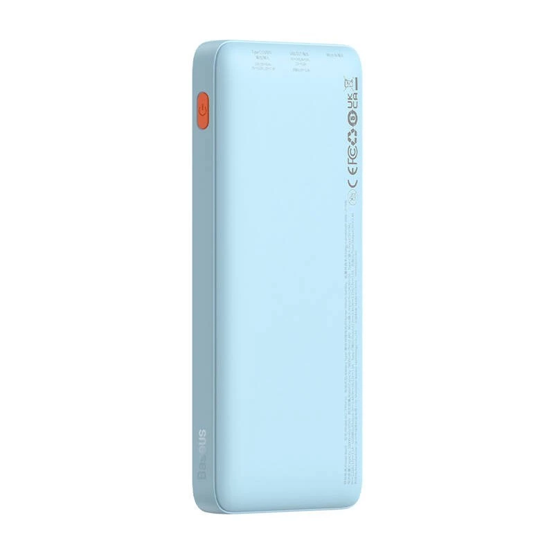 Batería portátil Baseus Airpow 10000 mAh, 20W, LiPo, USB-C + USB-A, azul