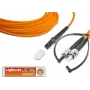 Lightwin Cable de conexión de fibra óptica dúplex de alta calidad, MM OM2, MTRJ - ST cable de conexión de fibra óptica (LDP-50 MTRJ-ST 2.0)
