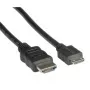 Cable HDMI High Speed VALUE con Ethernet, HDMI ST - Mini HDMI ST 2,0m (11.99.5580)