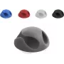 Sujeta cables DeLOCK 18296 organizador de escritorio y pared negro azul gris rojo blanco