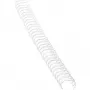 Fellowes - Espiral de encuadernación - 10 mm - 34 anillas - A4 (210 x 297 mm) - 80 hojas - Plata - 100 uds. (5327901)
