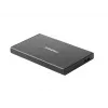 NATEC RHINO GO Carcasa USB 3.0 para HDD/SSD SATA de 2,5'', negro Aluminio