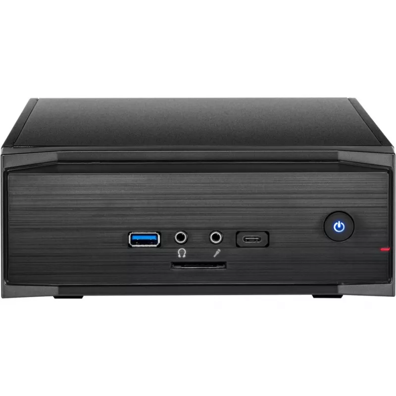 Carcasa Inter-Tech MW-01 II Mini-ITX, USB 3.0 (tipo A+C) negra, lector de tarjetas (88881244)