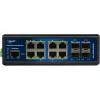 Switch PoE industrial ALLNET ALL-SGI8112PMJ 8+4 puertos